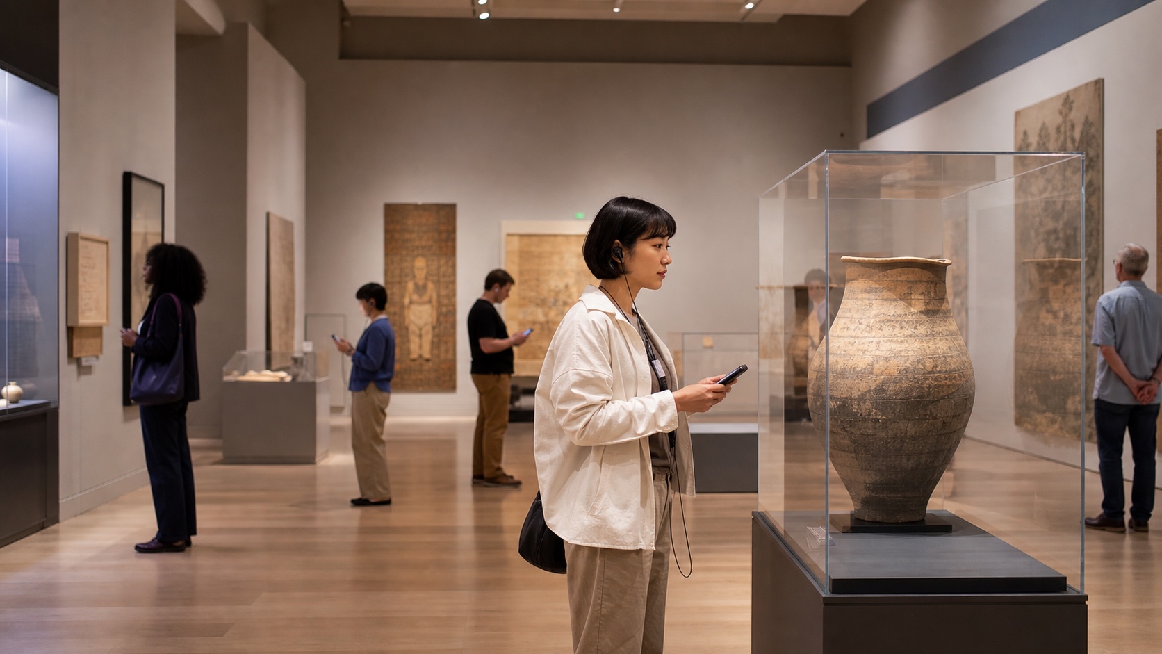 A museum conservator photographing an artifact for a digital collection